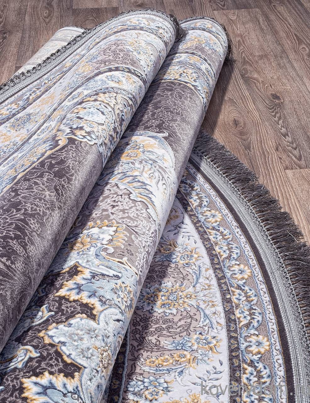 Ковер FARSI 1200 G252 DARK GRAY Круг