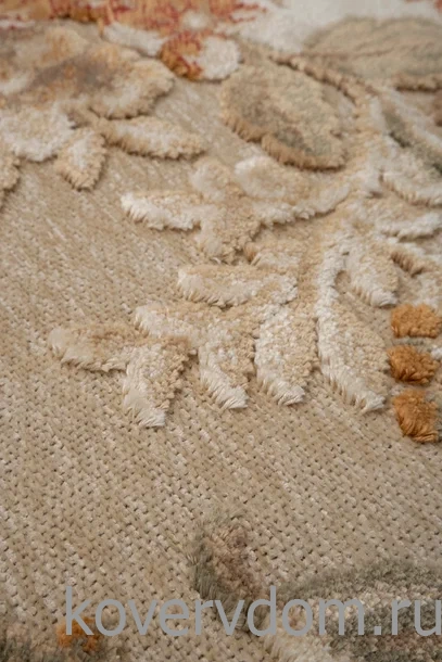 Рельефный ковер из вискозы GENOVA 38027 6262 60 КРУГ