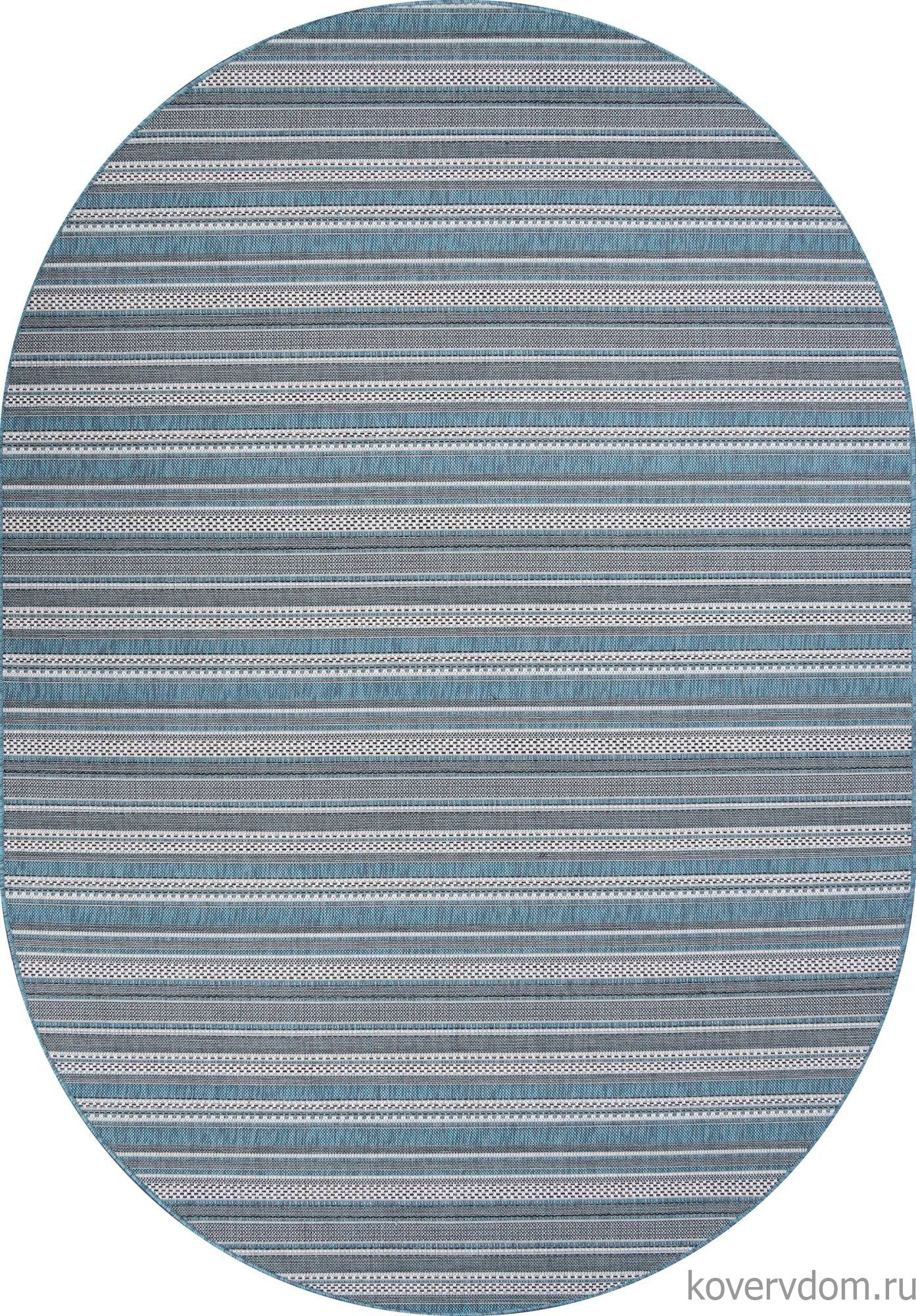 Ковер-циновка KAIR S146 BLUE Овал