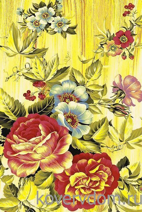 Шерстяной ковер Hunnu Цветы 6A1669 174 Шерстяной ковер Hunnu Цветы 6A1669 174