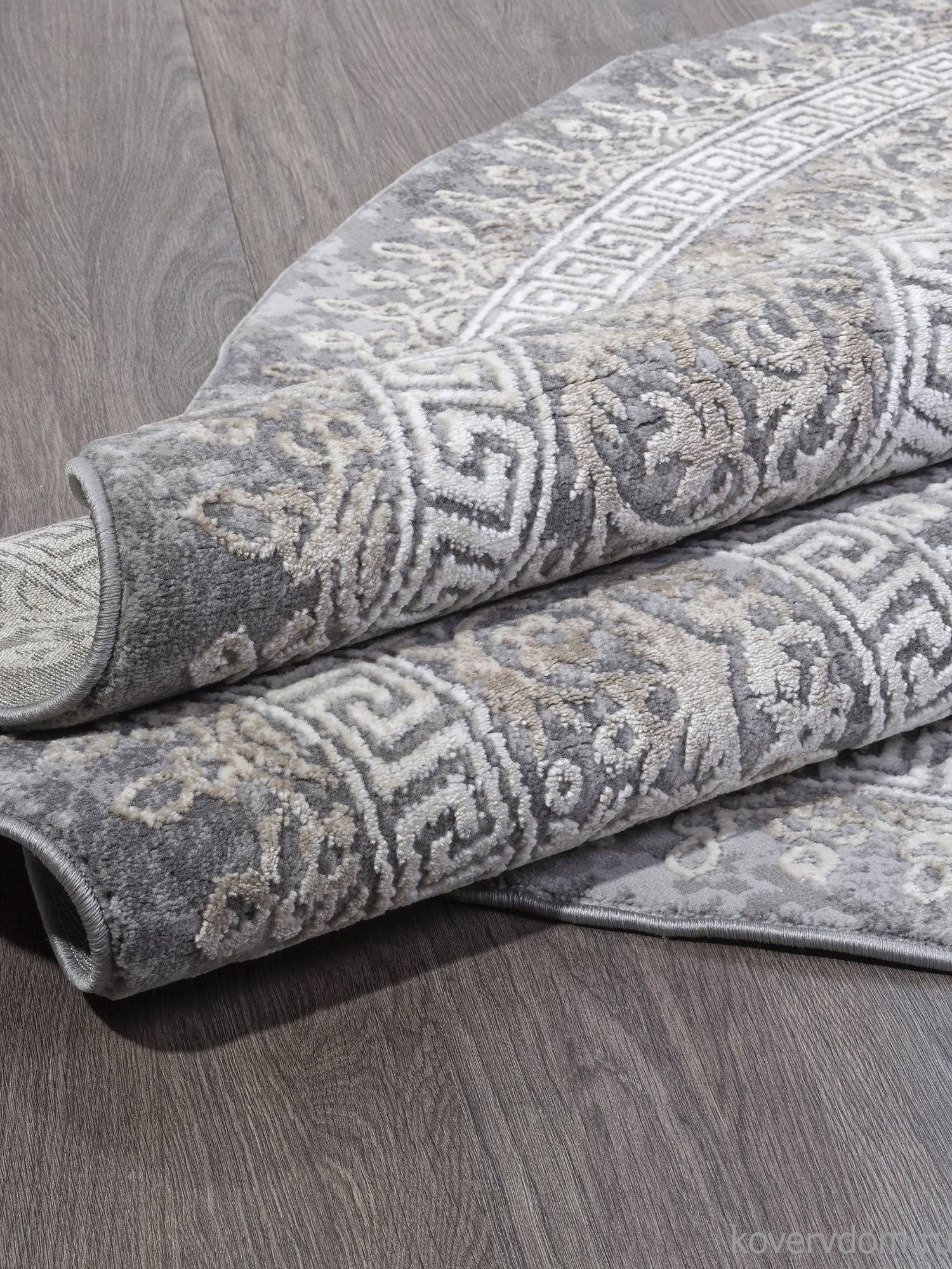 Ковер ARMINA 04073C GREY / BROWN Круг