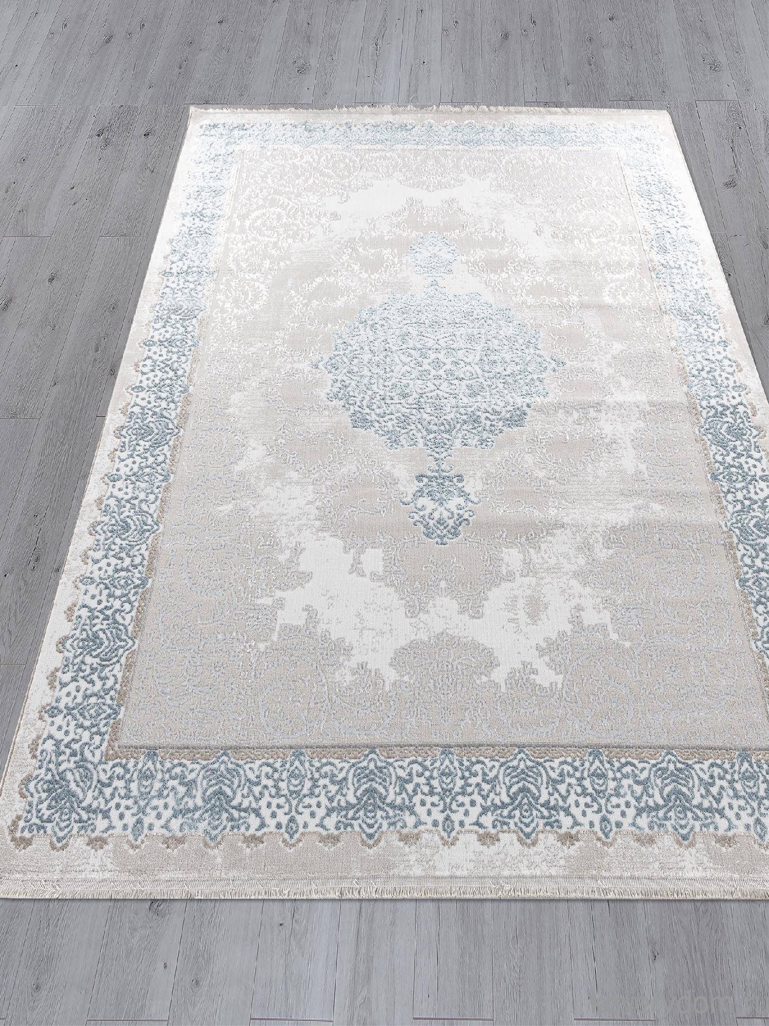 Ковер EFSAN L270A CREAM SHRINK / BLUE FDY Ковер EFSAN L270A CREAM SHRINK / BLUE FDY