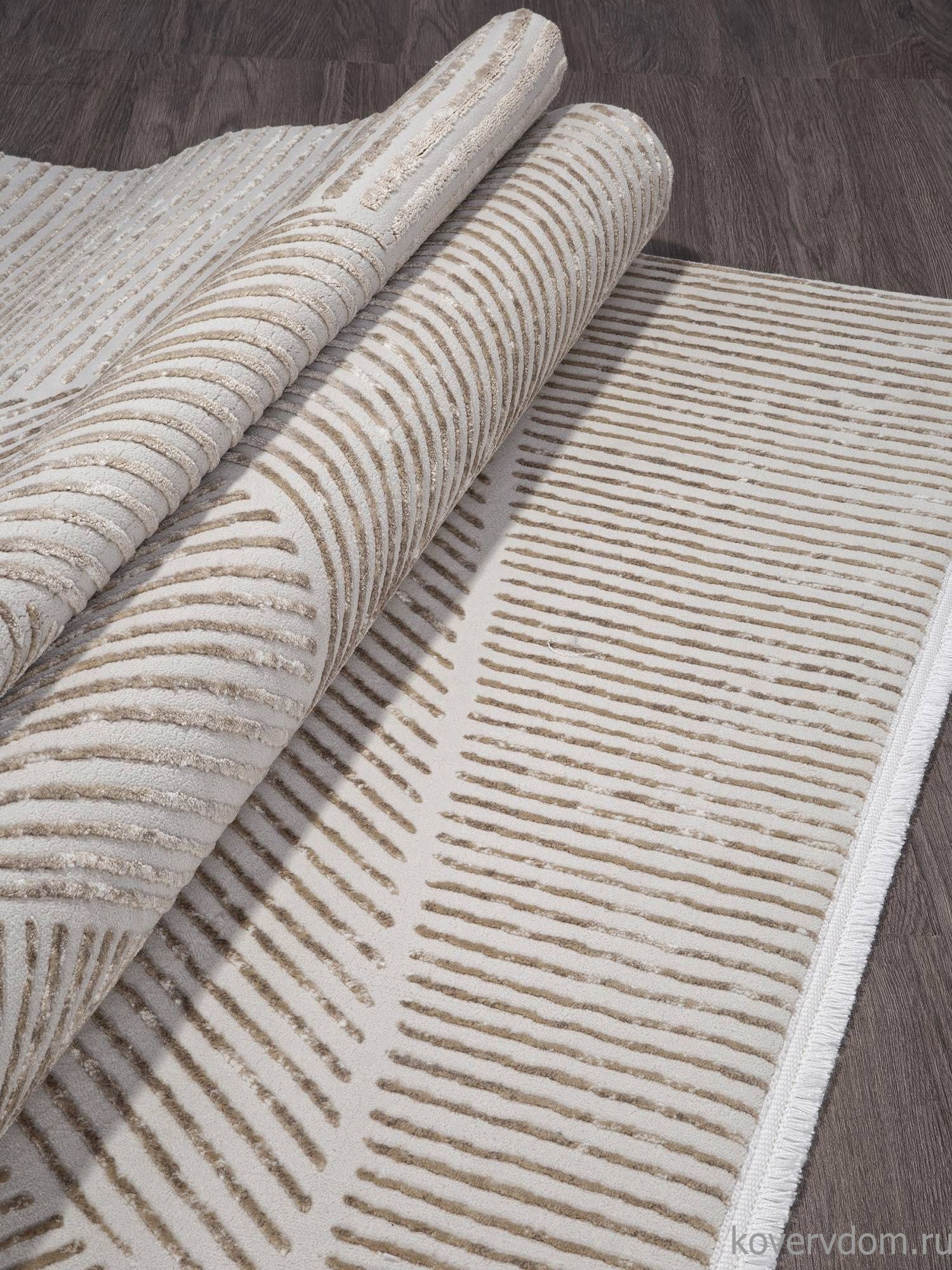 Ковер FORT 04011A WHITE / L.BEIGE