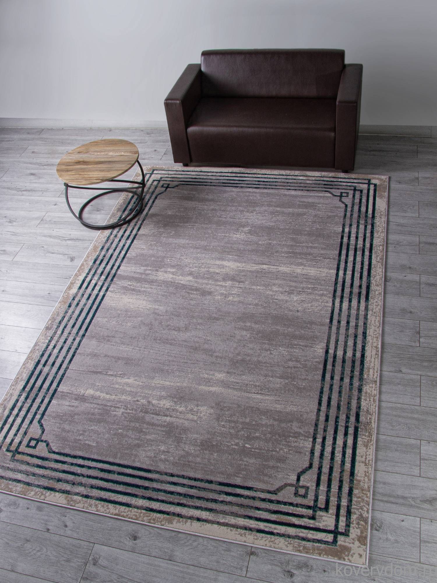 Ковер LIMAN F514 GRAY-BLUE