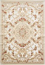 Пушистый круглый рельефный ковер из вискозы GENOVA 38388 6262 60