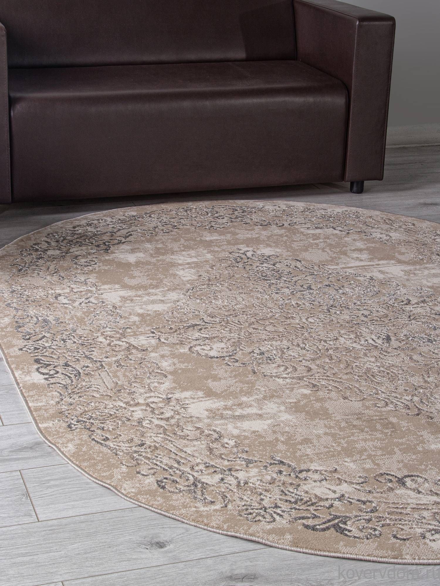 Ковер LIMAN F481 BEIGE Овал