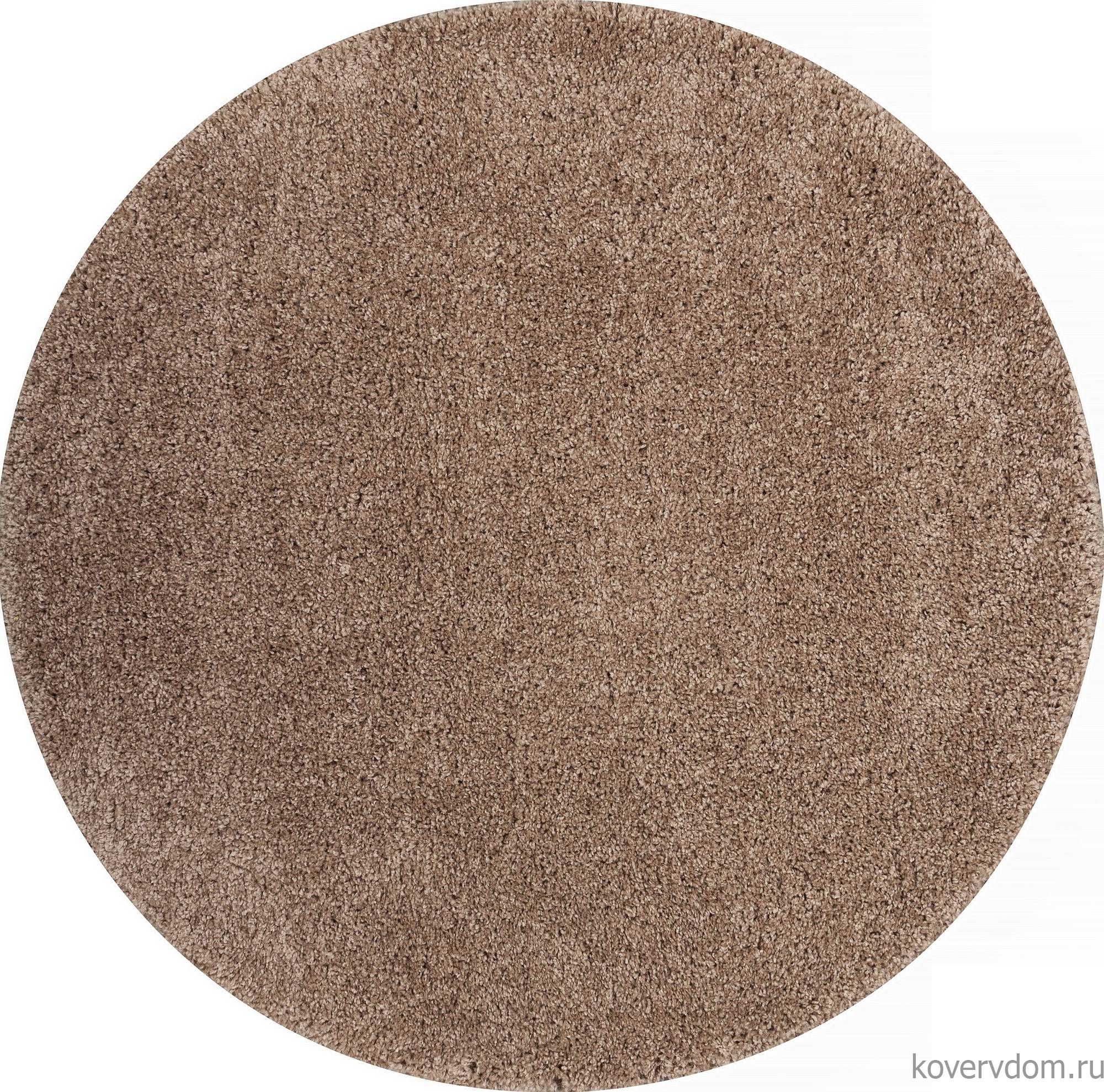 Ковер SHAGGY TREND L001 LIGHT BROWN Круг