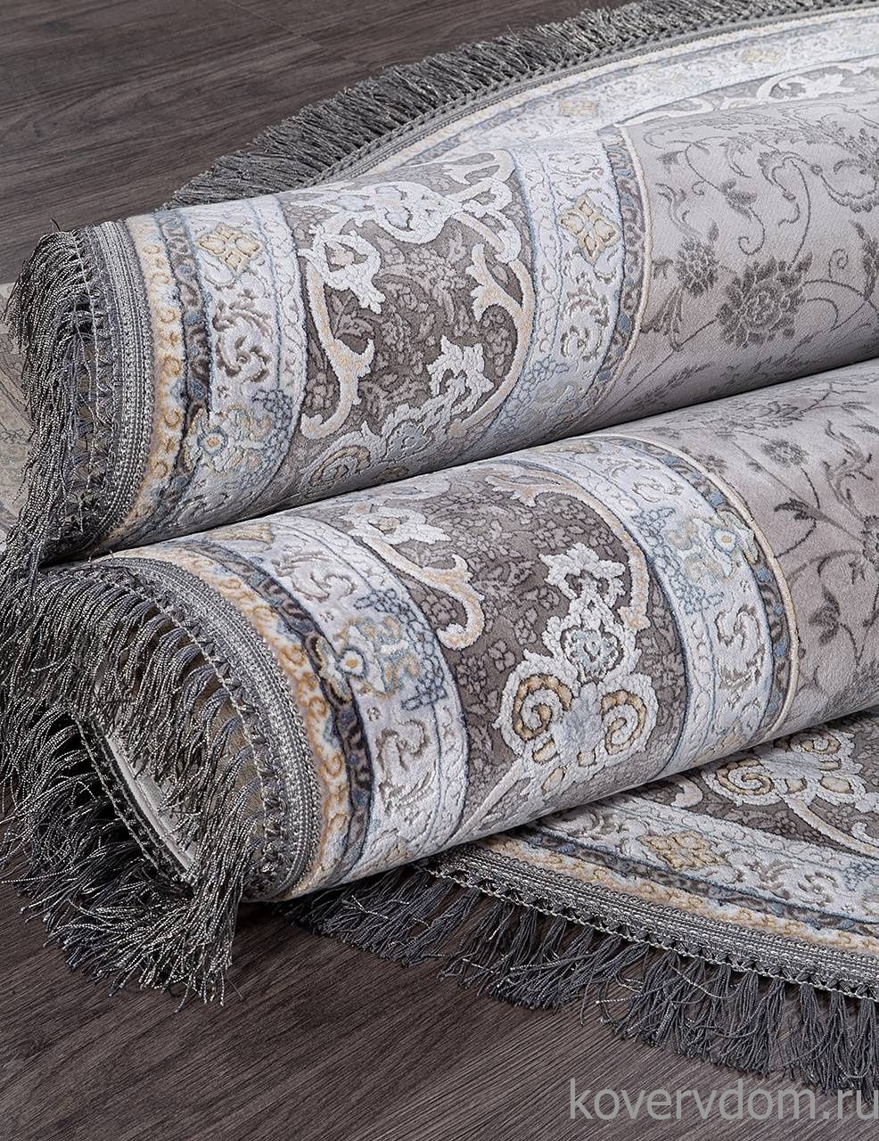 Ковер FARSI 1200 259 LIGHT GRAY Овал