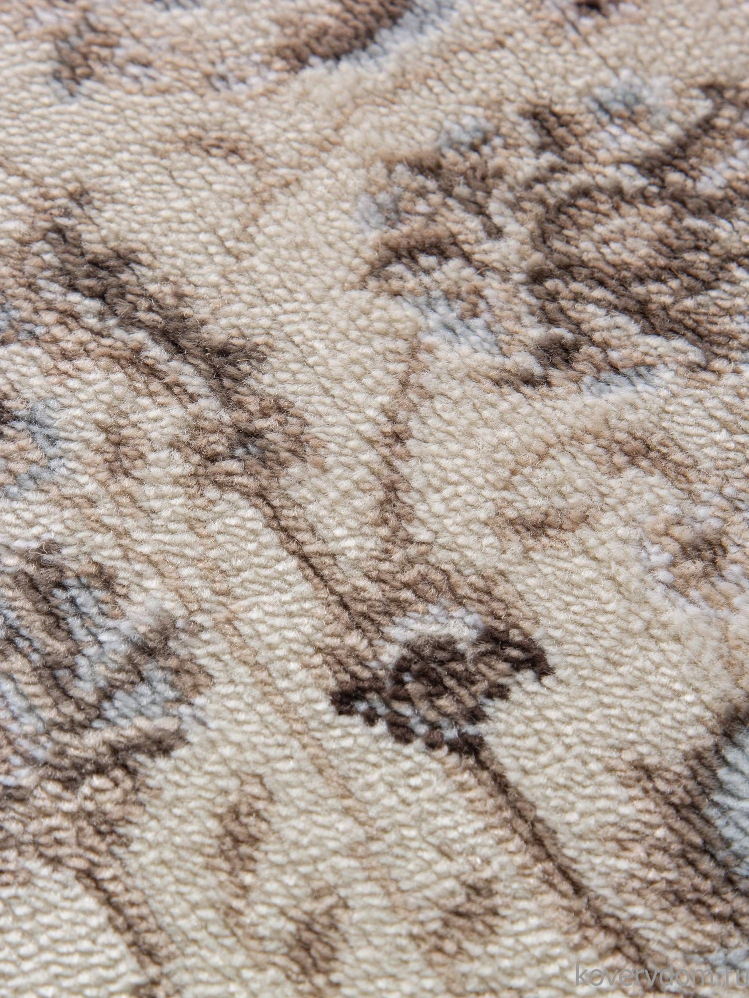 Ковер VALENCIA DELUXE F014 CREAM-L.BLUE Овал