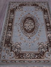 Ковер белый SIERRA-A 5444 BLUE-BROWN 2