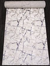 Пушистый овальный ковровая дорожка SAMIRA 30171 030 BLUE