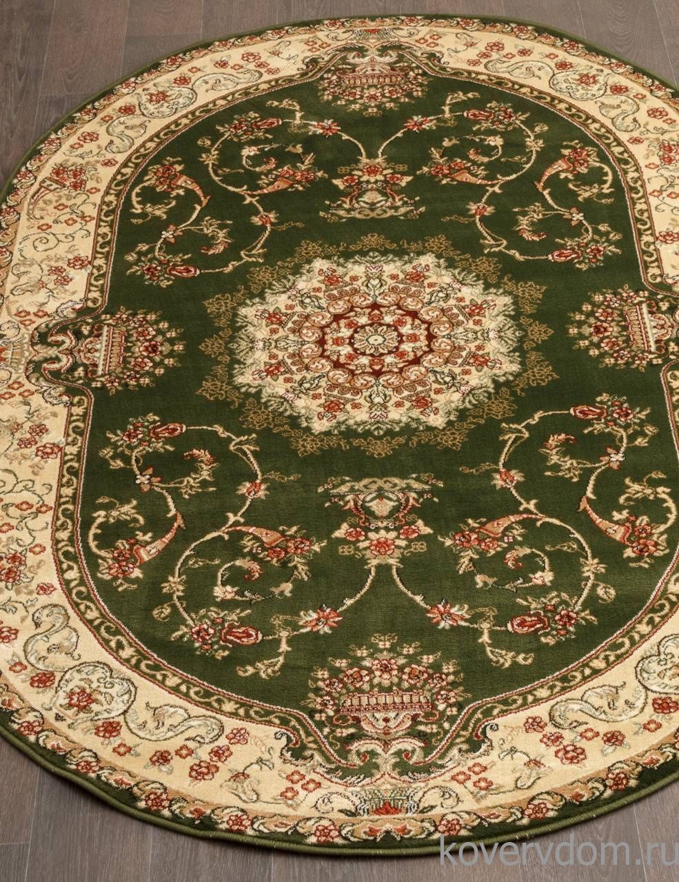 Ковер IZMIR d037 GREEN Овал Ковер IZMIR d037 GREEN Овал
