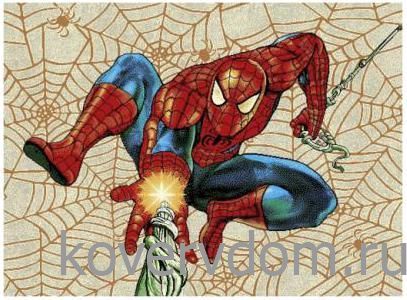 Детский ковер Мультики 40804. Человек-Паук Spider man 
