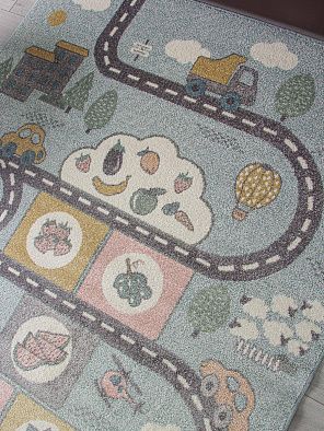 Ковер с дорогами IZUMRUD C214 MULTICOLOR