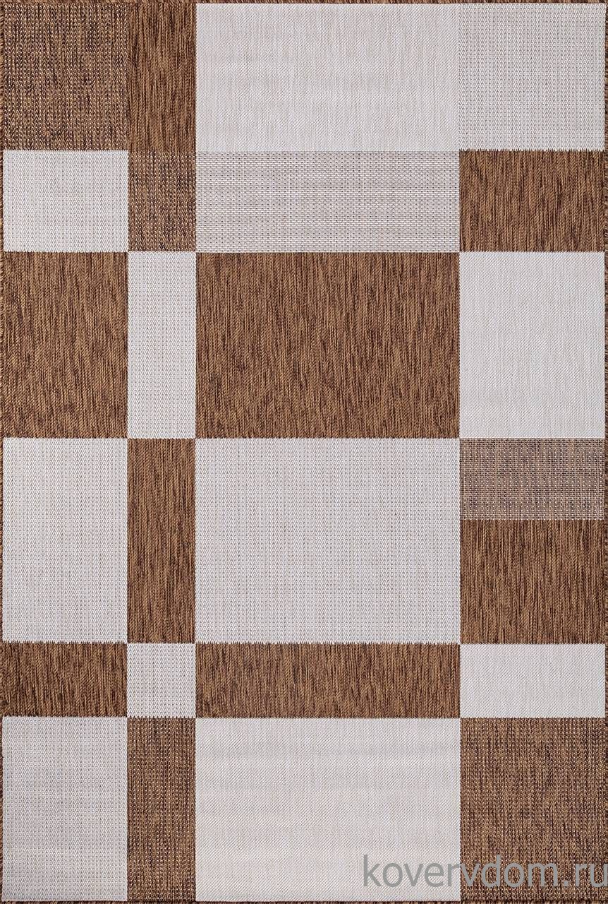 Ковер циновка VEGAS S005 CREAM-BROWN