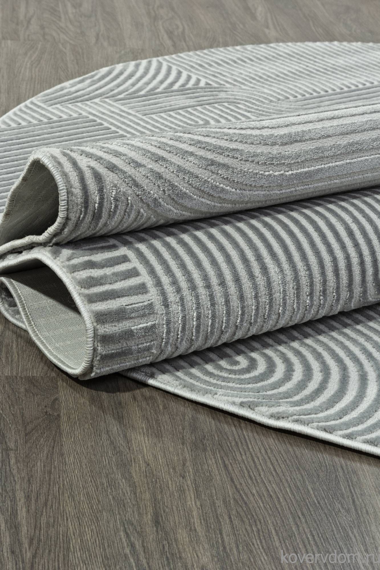 Ковер SIROCCO E508AQ D.GREY / GREY Овал Ковер SIROCCO E508AQ D.GREY / GREY Овал