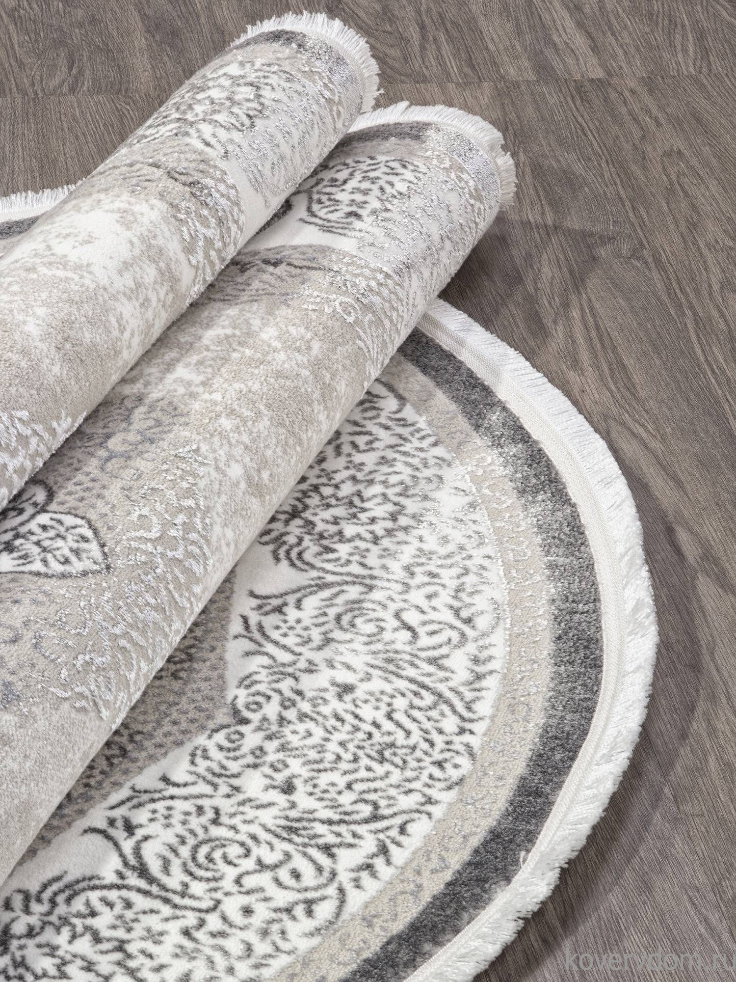 Ковер ALFANI Q009A GREY FDY / CREAM SHRINK Овал