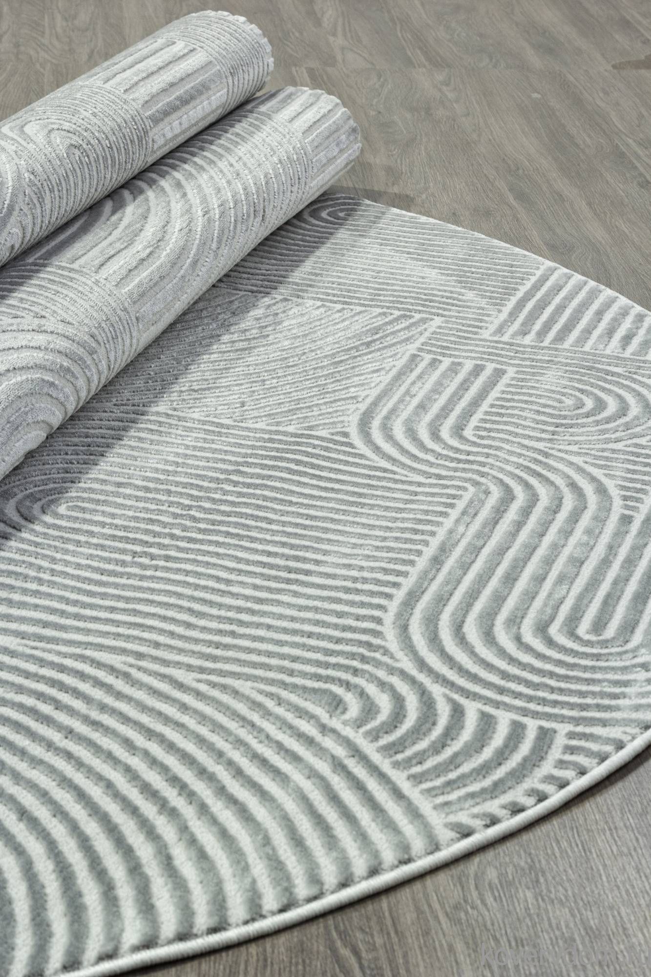 Ковер SIROCCO E508AQ D.GREY / GREY Овал Ковер SIROCCO E508AQ D.GREY / GREY Овал